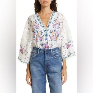 Farm Rio Romantic Bandanas Bodysuit | New with Tags